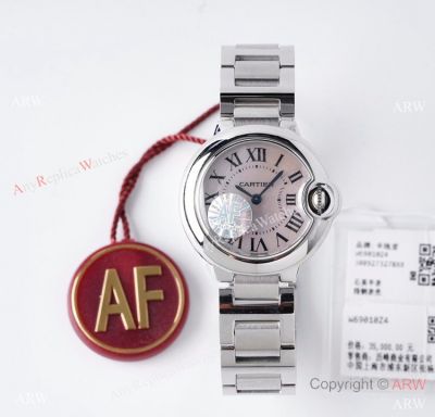 AF Factory Super clone Cartier Ballon Bleu 28mm Ladies Watch MOP Dial